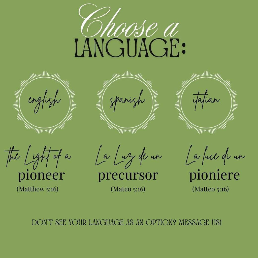 Light of a Pioneer Candle – Personalized JW Gift | Ministry Appreciation, Hand-Poured Soy Candle| Custom Languages