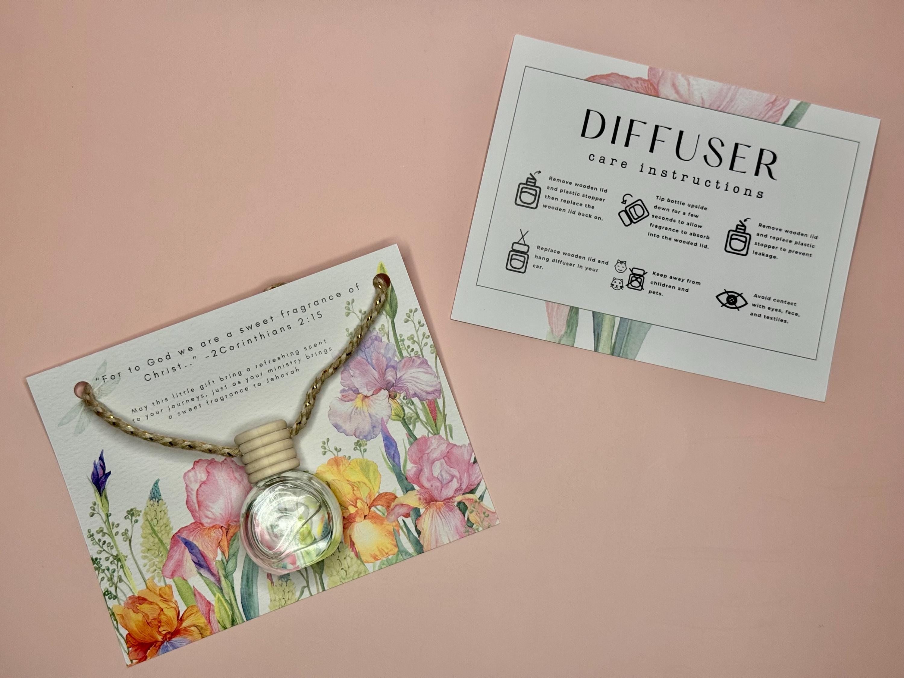 A Sweet Fragrance (HERS) Clear | Hanging Diffusers | 8ml