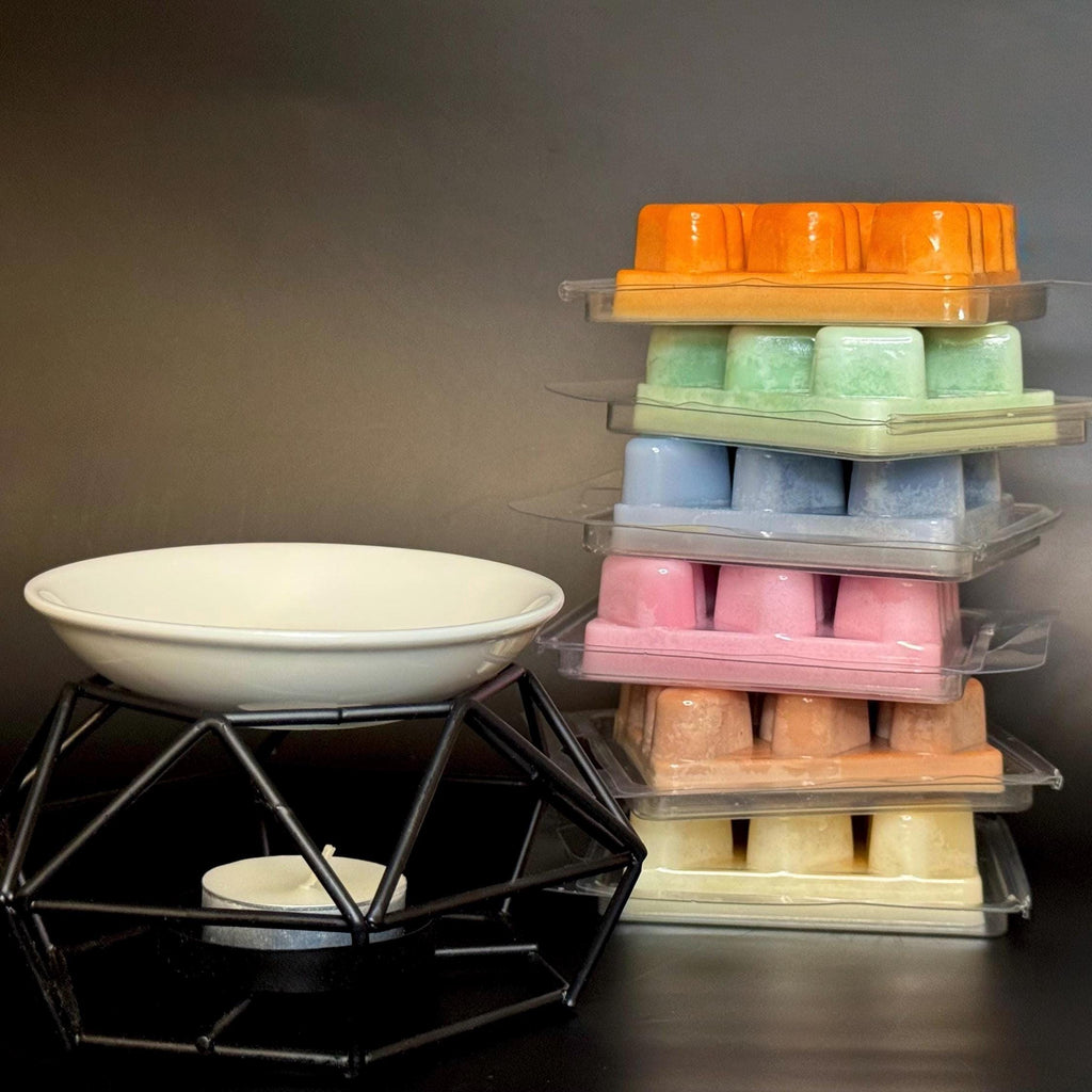 AP Melt Box – Heart Melter + 6 Soy Wax Melts | Aromatherapy Gift Set, Hand-Poured